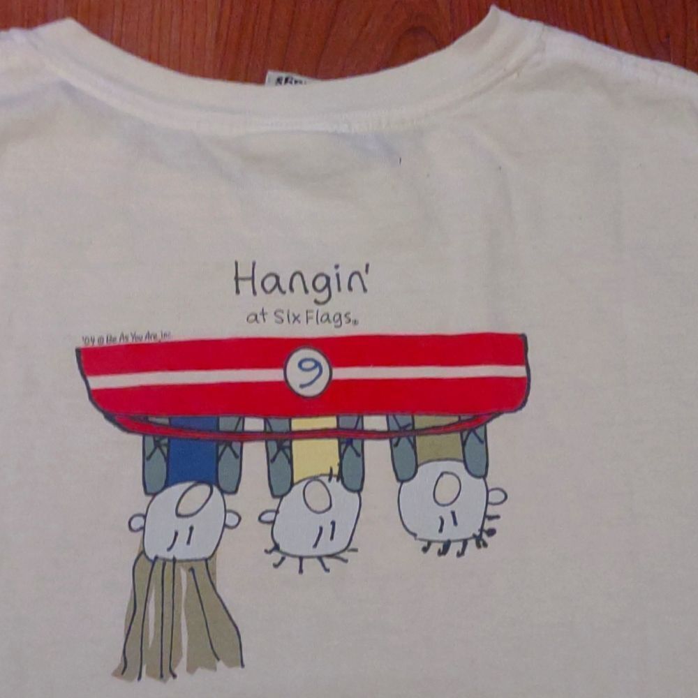 COPY - Six flags coasting tee shirt man 2004 size XLarge - Picture 5 of 5